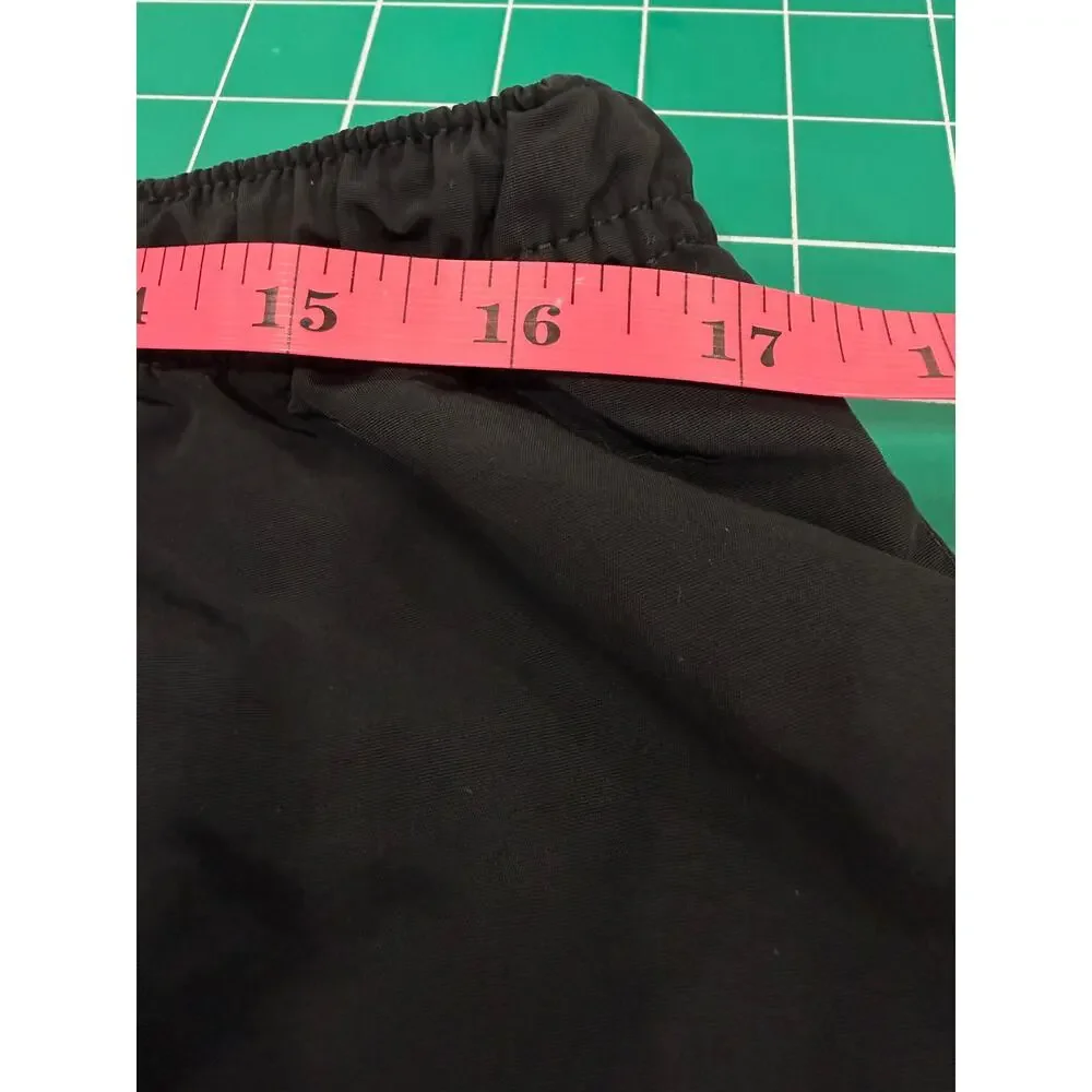 US Army APFU Skilcraft PT Pants Men's Medium Black Nylon Physical Fitness Jogger